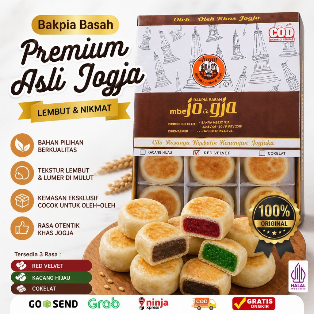 BAKPIA GULA JAWA ASELI JOGJA