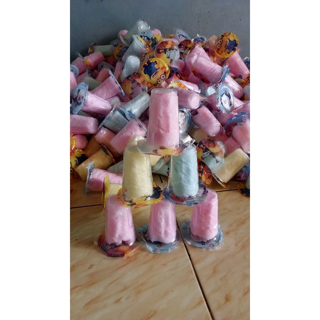 Rambut nenek cup/arumanis cup isi 10pcs
