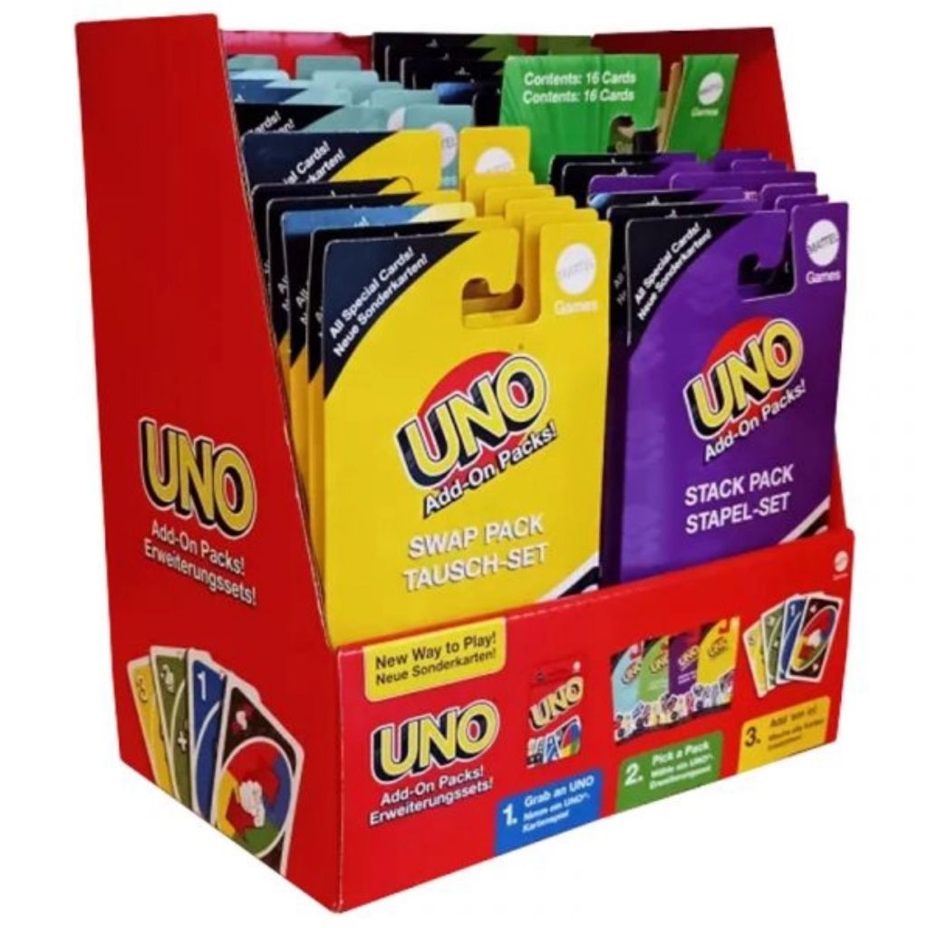 Mattel Uno add-on pack card game original