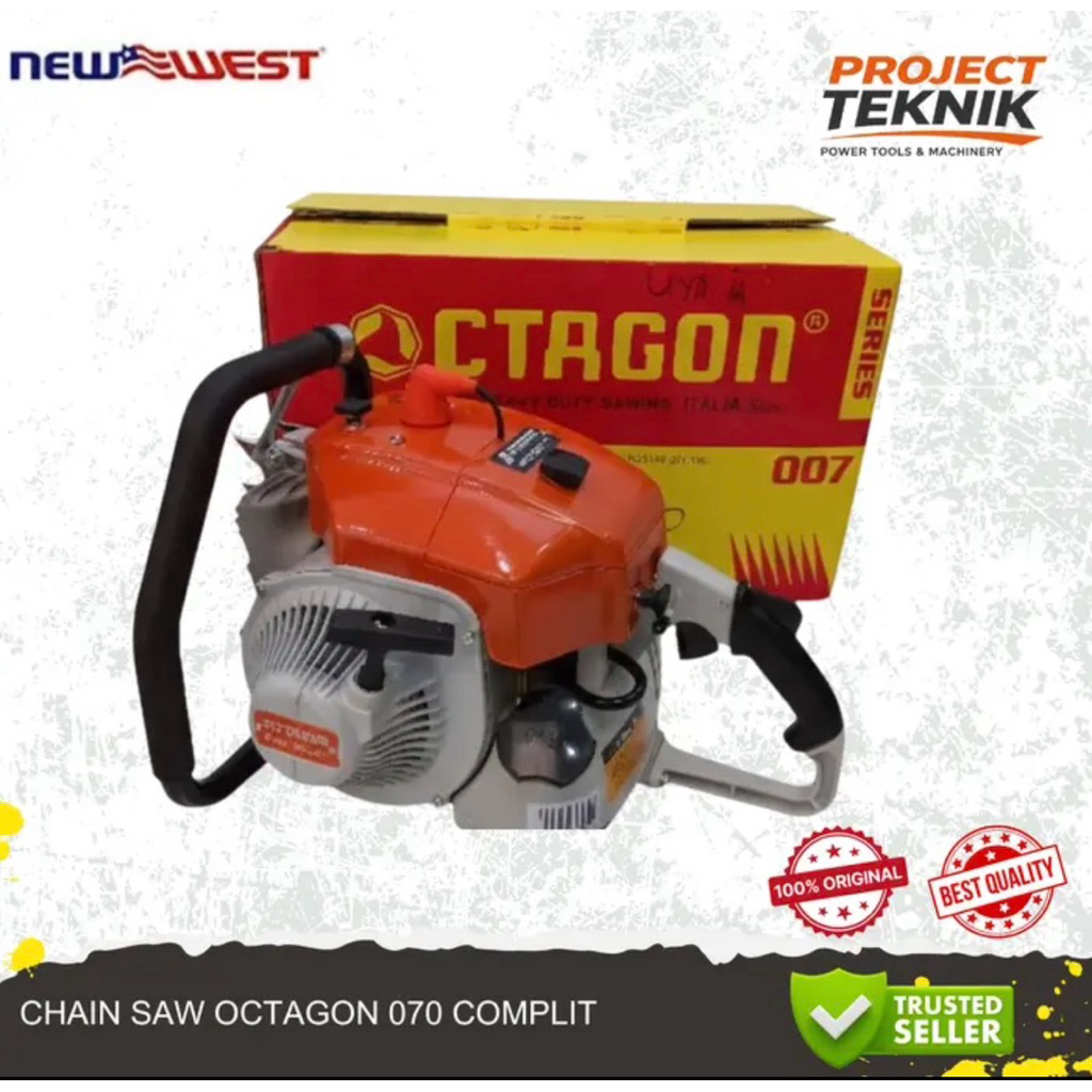 CHAINSAW 36inc  CHAINSAW OCTAGON 070 BAR 36inc gergaji kayu
