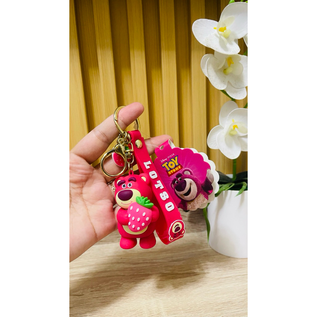 Gantungan kunci Disney / Keychain Funifun / Lotso / Donald Duck