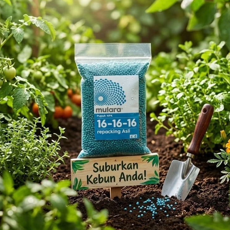 Pupuk npk 161616 repack 1kg