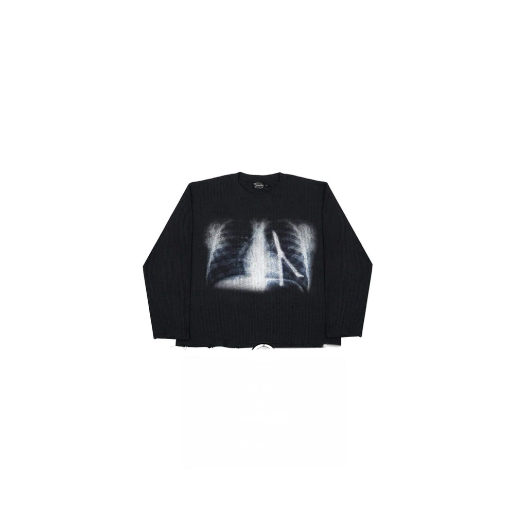 KNIT WAFFLE XRAY 99CLOVER BLACK