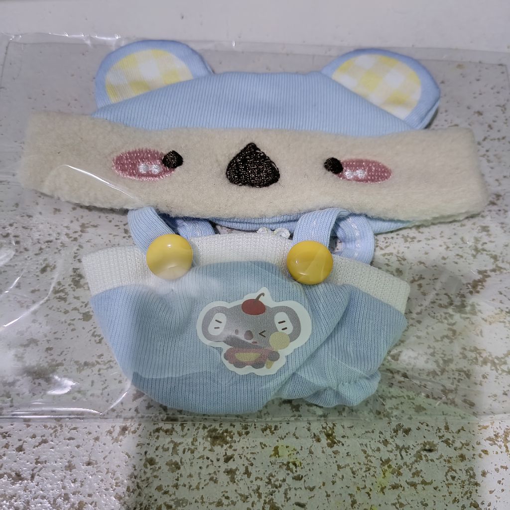 Cape doll Chibigurumi/ look up koala biru baju plushie