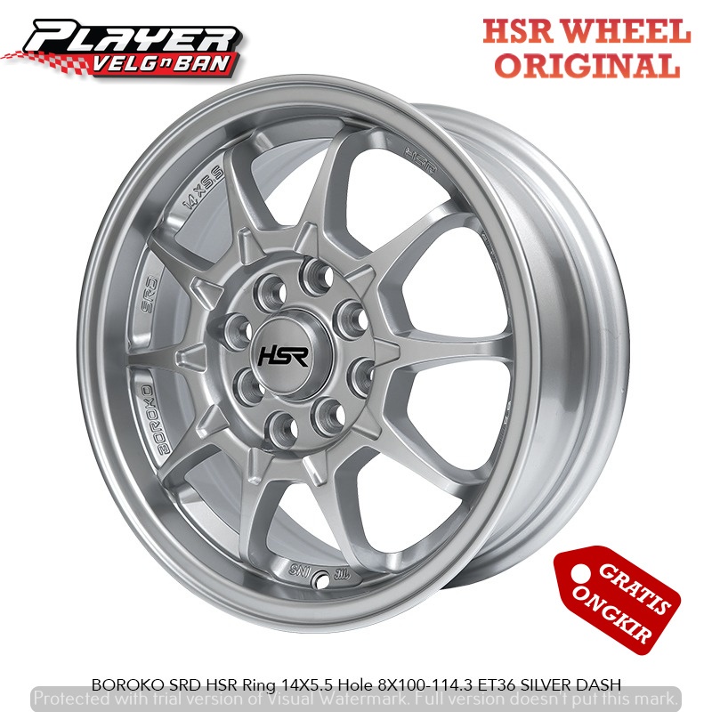 PROMO VELG RING 14 MODEL HSR BOROKO SRD VELG MOBIL AVANZA KIJANG KAPSUL WULING AIR EV DLL