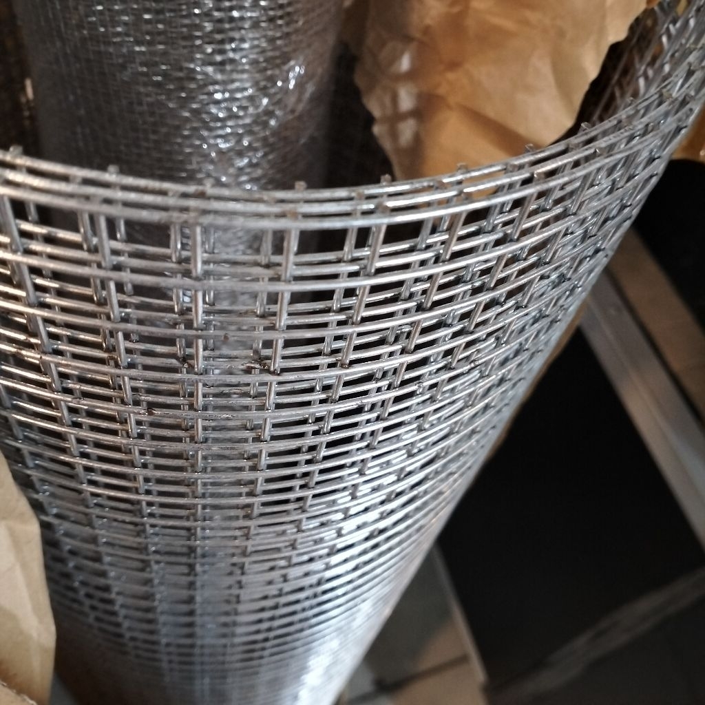 Wiremesh galvanis 12mm x 12mm x 1,2mm - kawat loket galvanis lebar 90cm Meteran