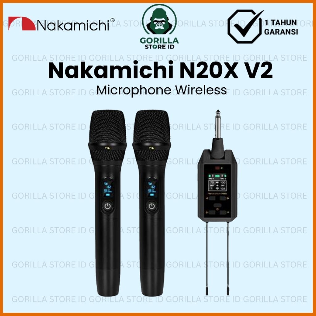 Nakamichi N20X V2 Microphone Wireless Karaoke