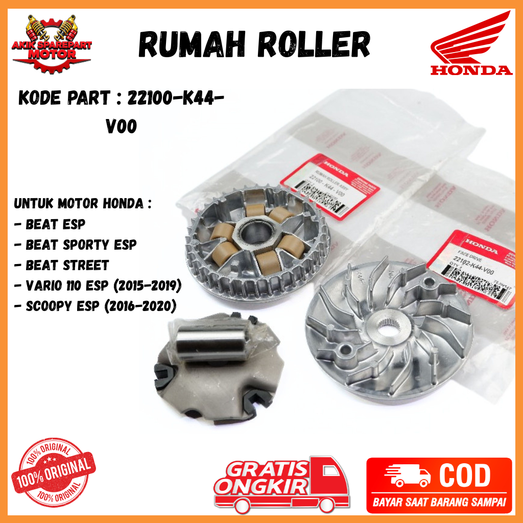 rumah roller beat fi - rumah roller beat fi k44 Original akik sperpart