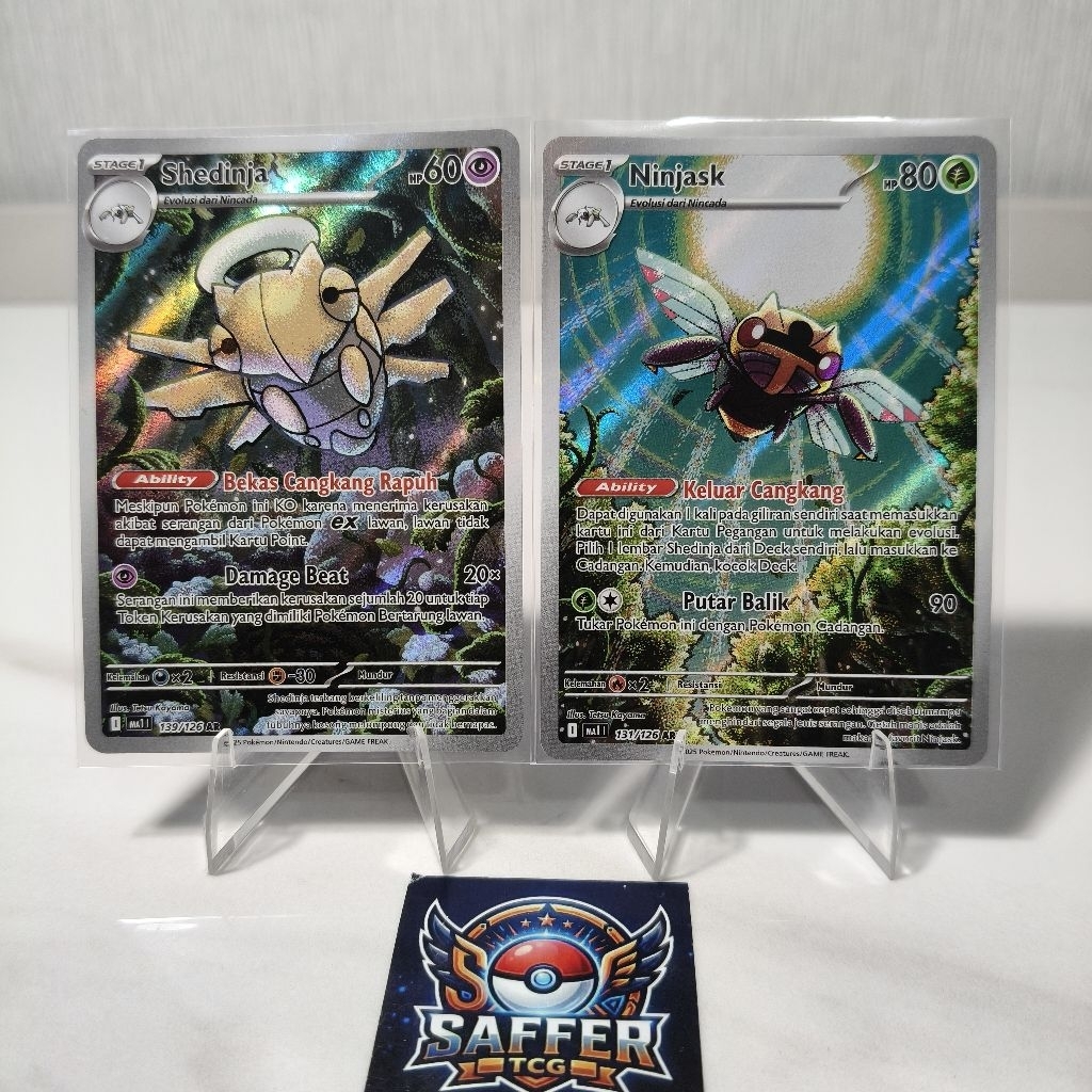 Set Connecting Art Shedinja & Ninjask AR Indo