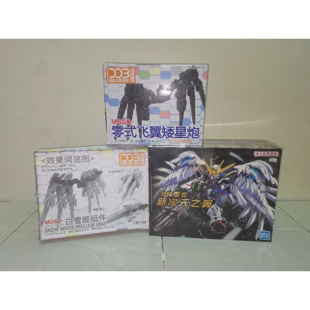 MGSD botleg Wing gundam snow white + part drei/ prelude
