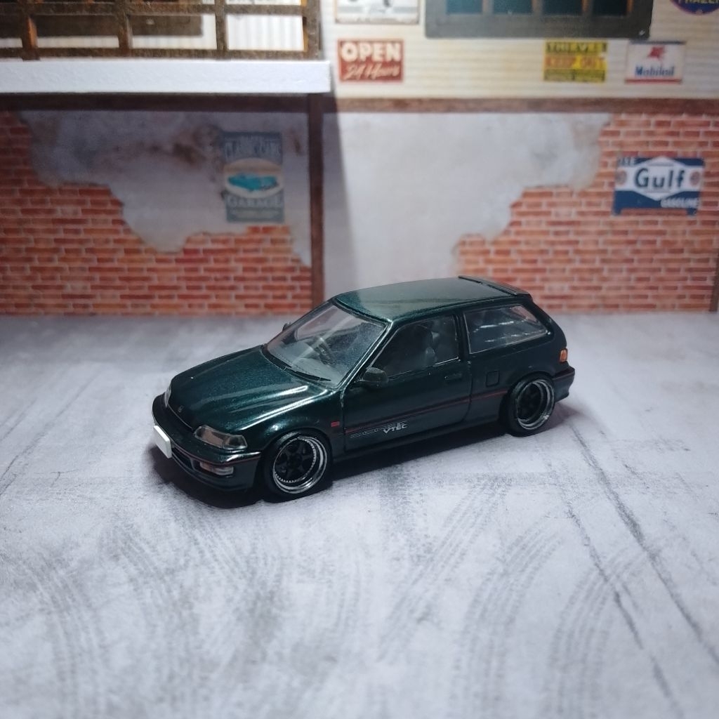Tomica TLVN Honda Civic Nouva EF9 Sir ii unsealed spion repair