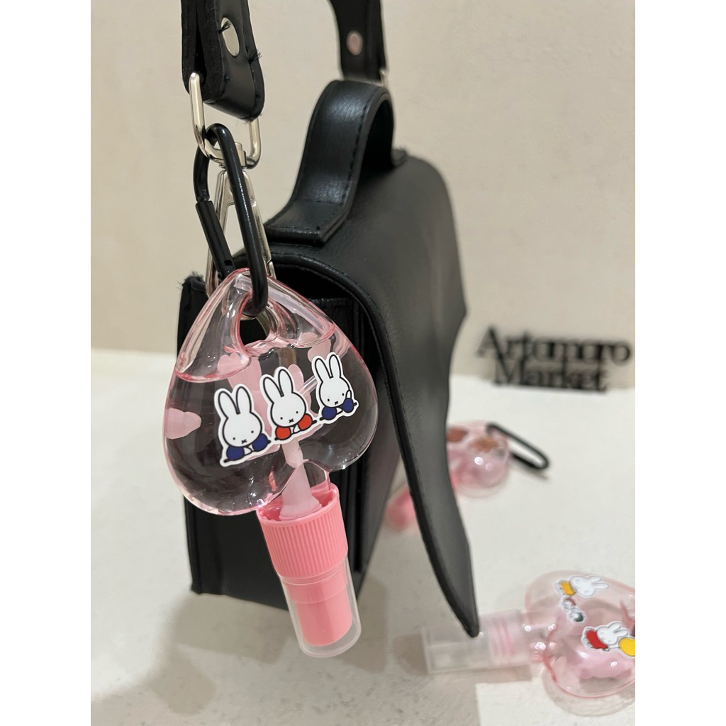 Capybara, Miffy, Snoopy Keychain Spray Bottle 30 ml (Botol Spray Gantung) Hand Sanitizer