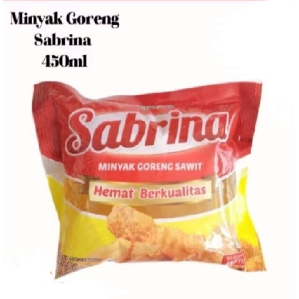 Minyak goreng Sabrina pilow bantal 450ml