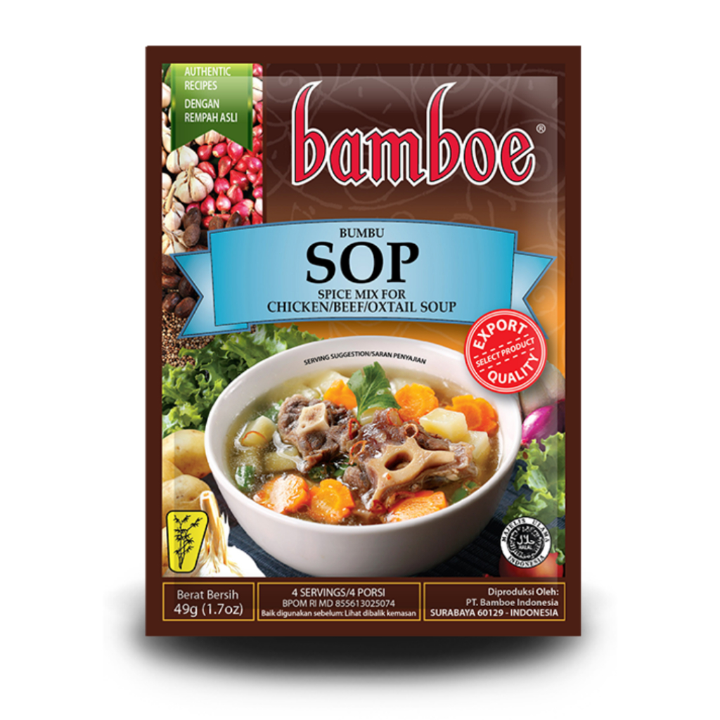Bamboe Bumbu Sop / Bumbu Masak Instan Sop 49 gr