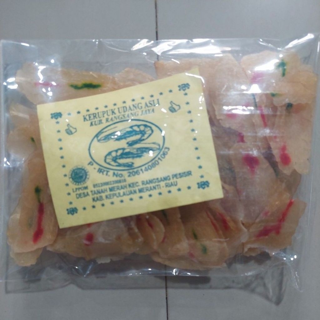 Kerupuk Asli Rasa Udang Selat Panjang Riau