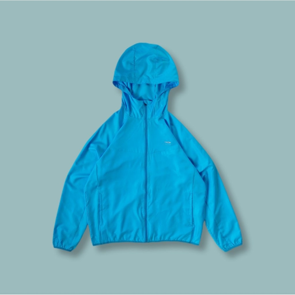 Uniquesport - Jaket Olahraga Running Tigora Parasut Lightweight Sky Blue Second