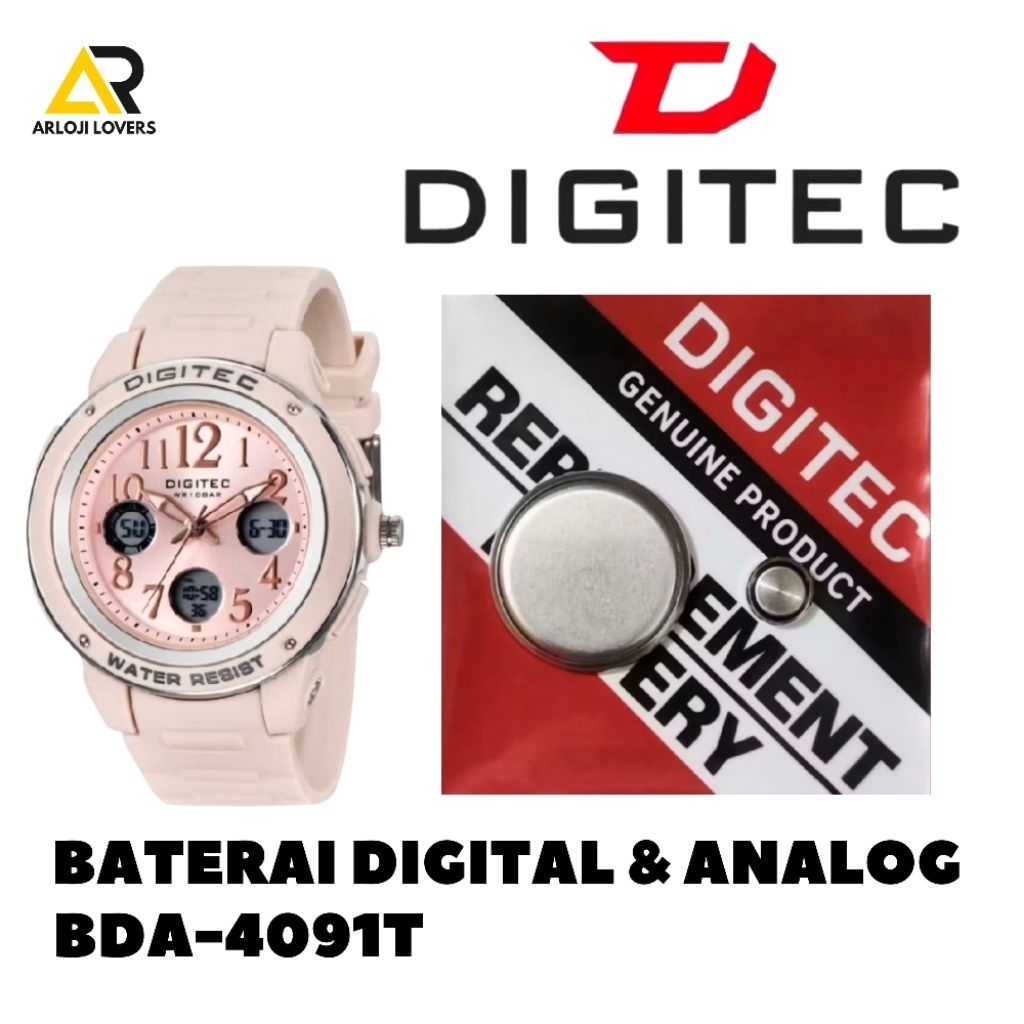 Baterai Jam Tangan Digitec BDA-4091T Original