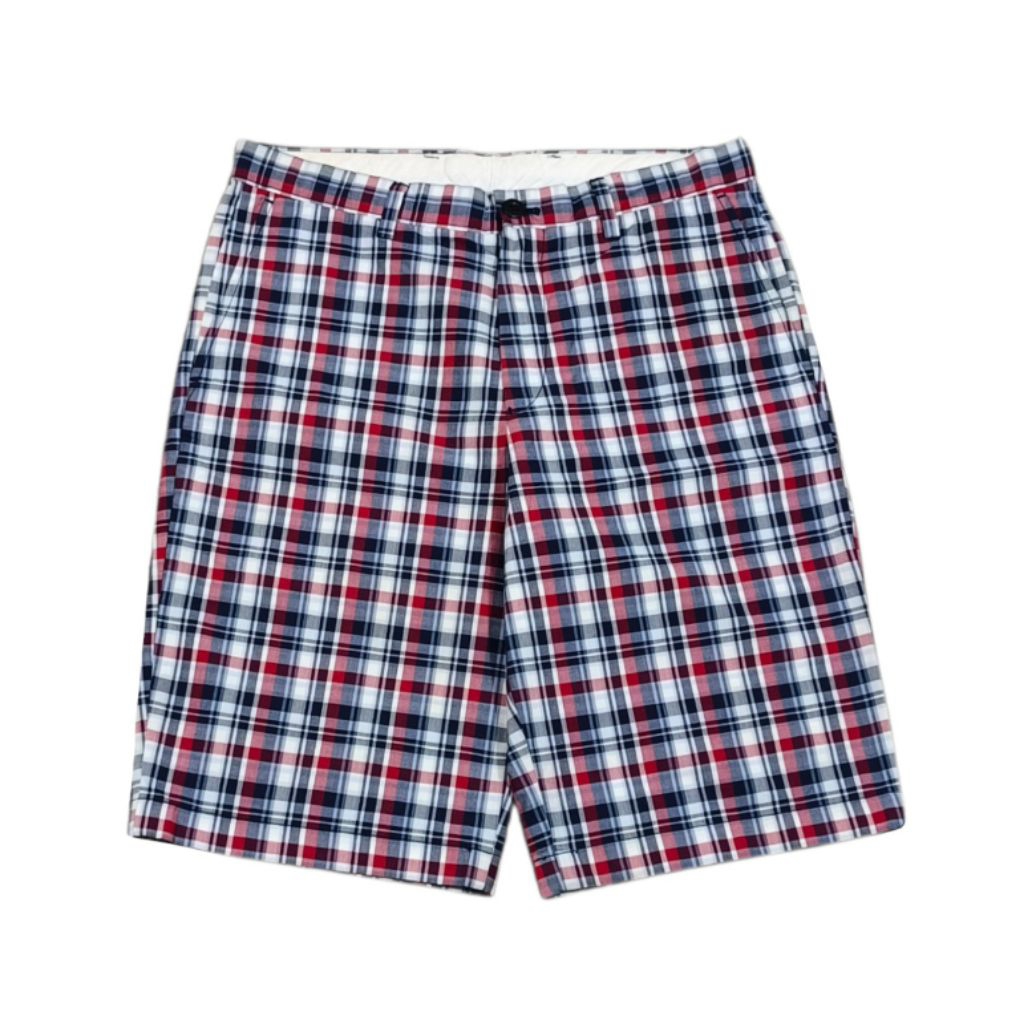 CELANA PENDEK TARTAN UNIQLO SECOND SIZE 31