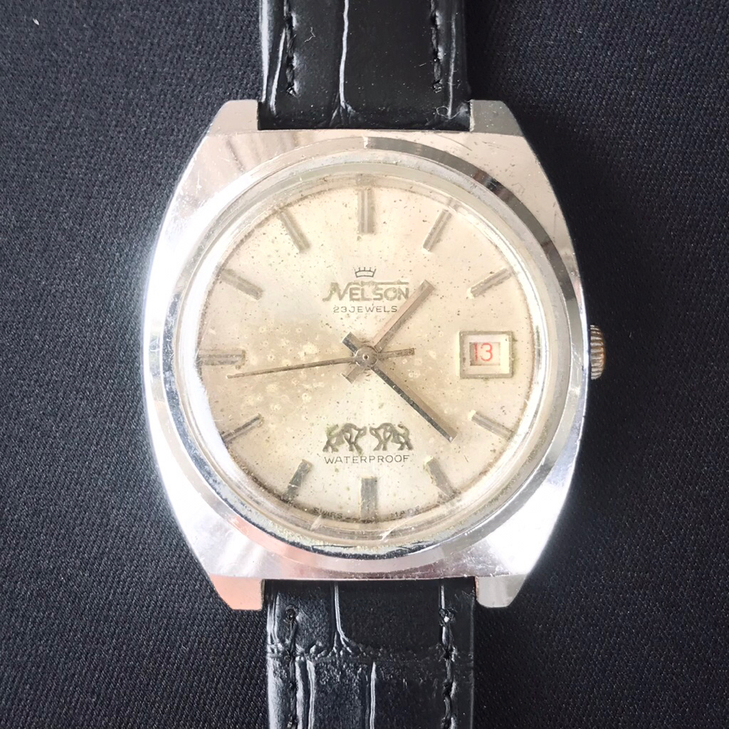 JAMTANGAN PRIA ORIGINAL SWISS NELSON YINYANG / ARLOJI KUNO LAWAS
