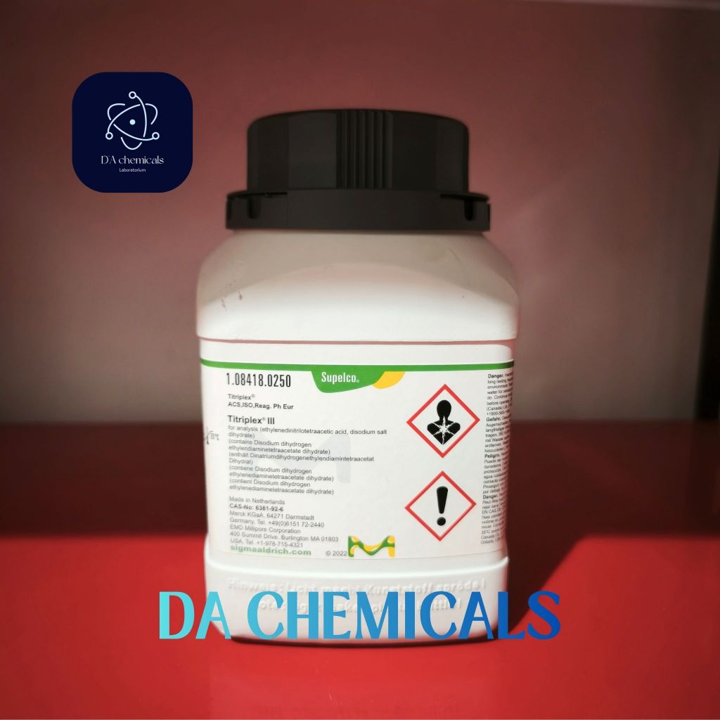 TITRIPLEX III / EDTA / Disodium Edta/ Na2Edta MERCK 1.08418.0250 MERCK 108418 250GR