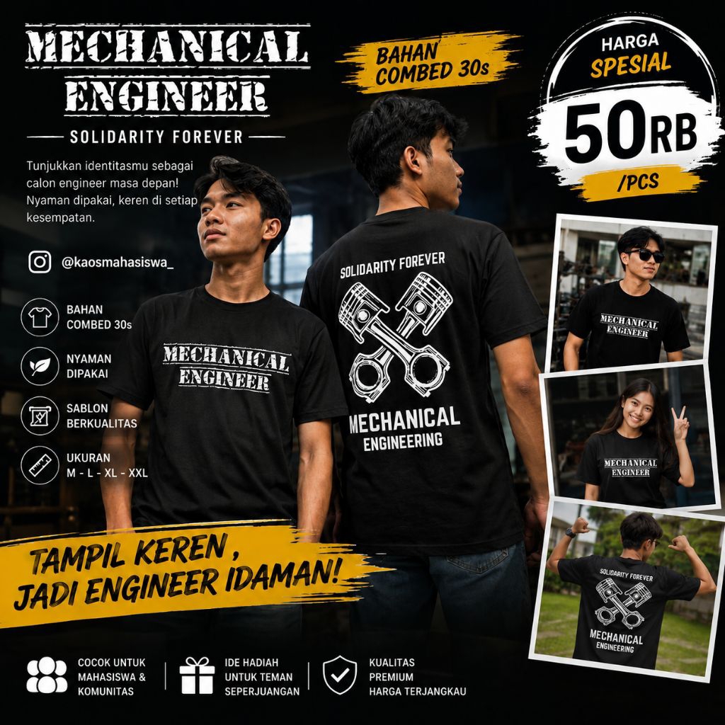 KAOS TEKNIK MESIN - PO
