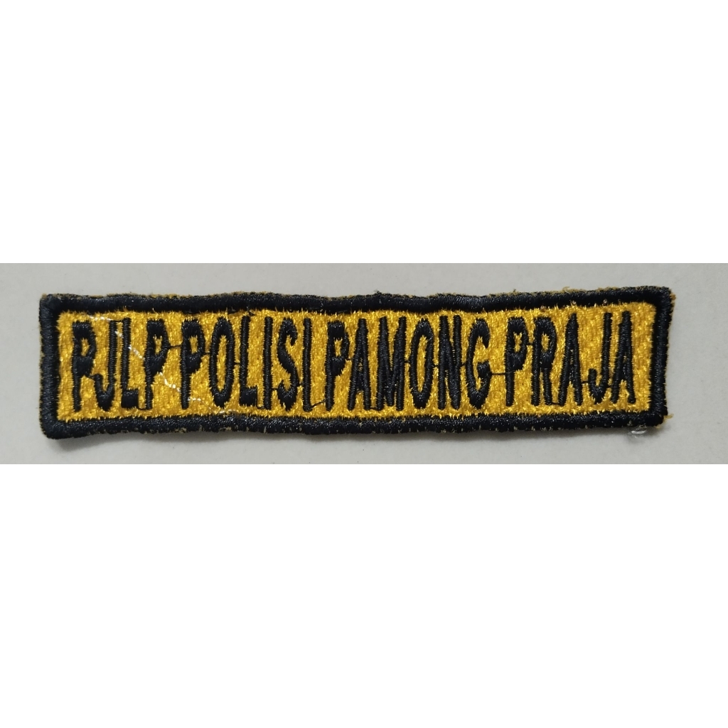 bordir atribut satpol pp