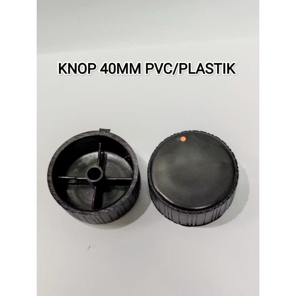 KNOP 40MM PVC/PLASTIK KNOP POTENSIO per 5pcs