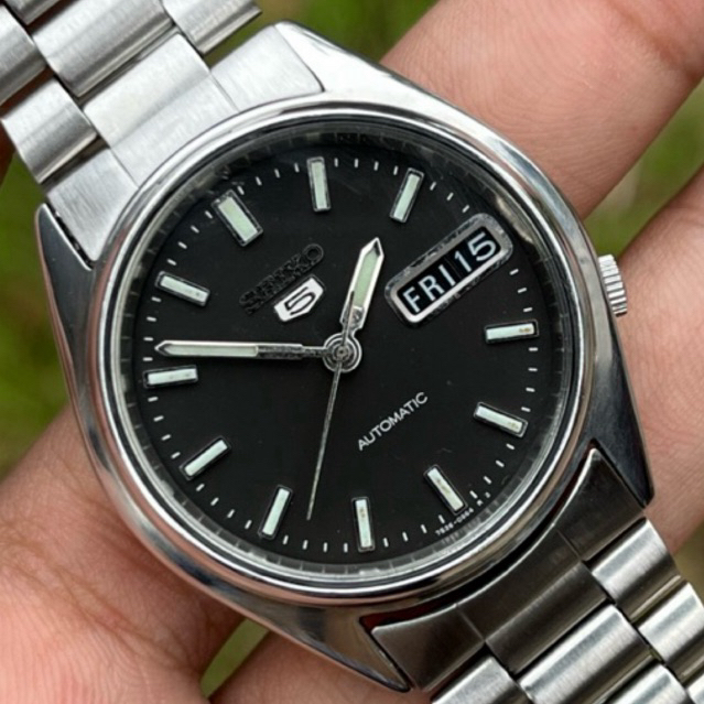 SEIKO AUTOMATIC BLACK MATTE REF. 7s26-6000