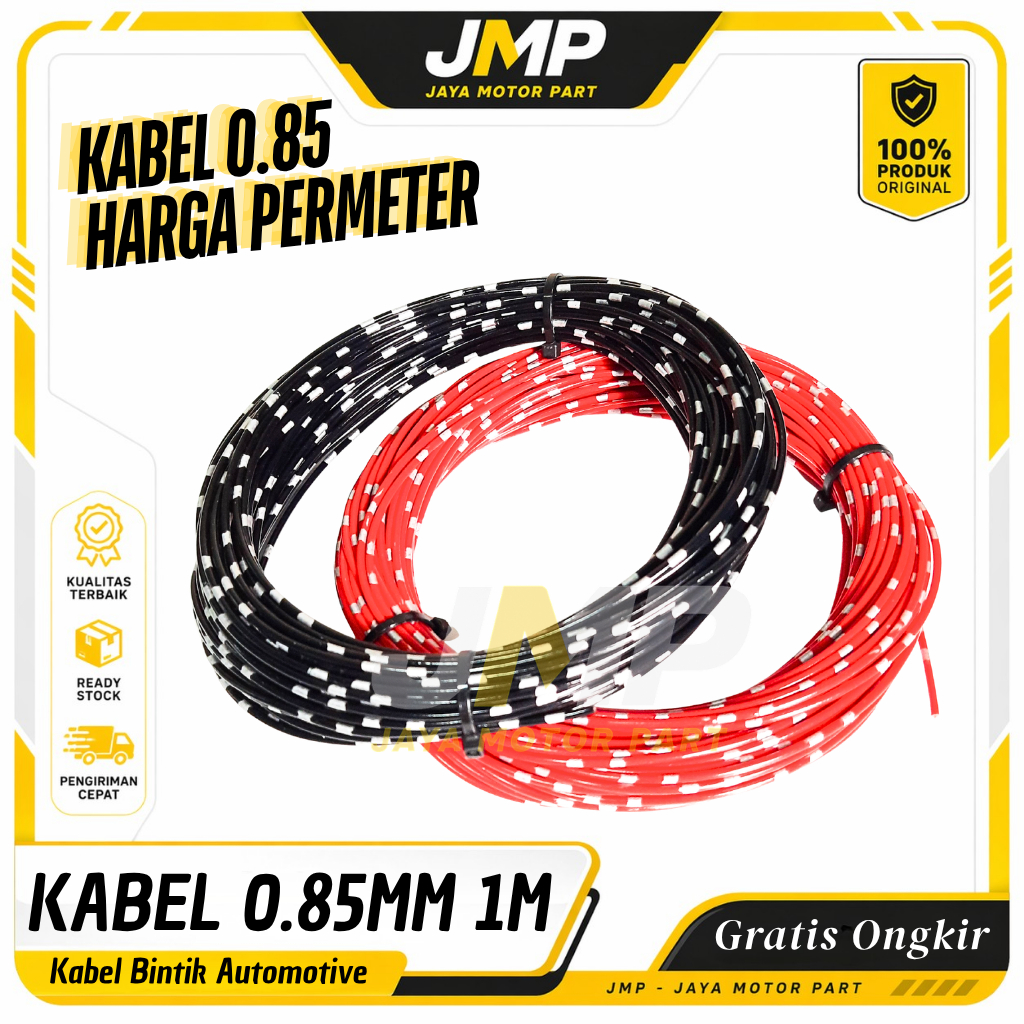 Kabel Bintik AVS 0.85mm Kabel Otomotif Kabel Bodi Motor Mobil Serabut Per Meter