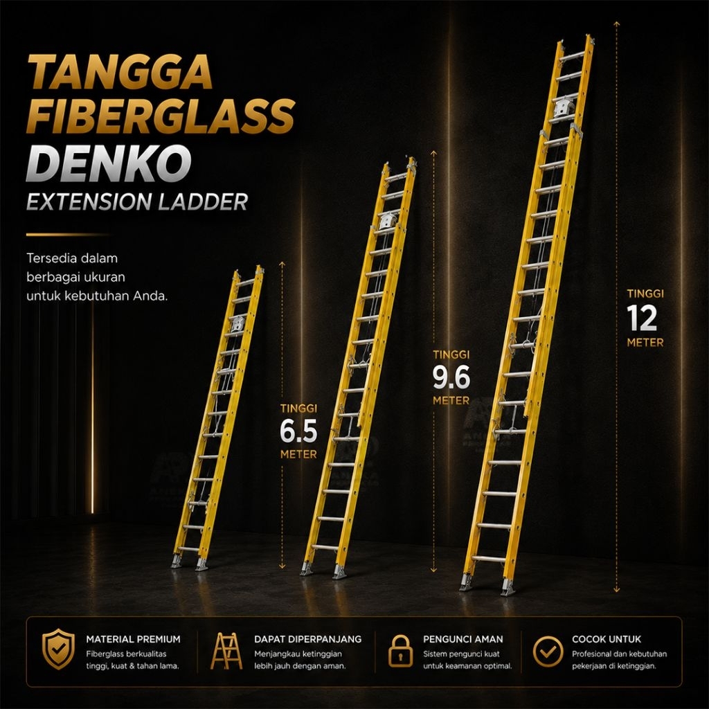 Tangga Fiberglas(Denko) | Extension Ladder