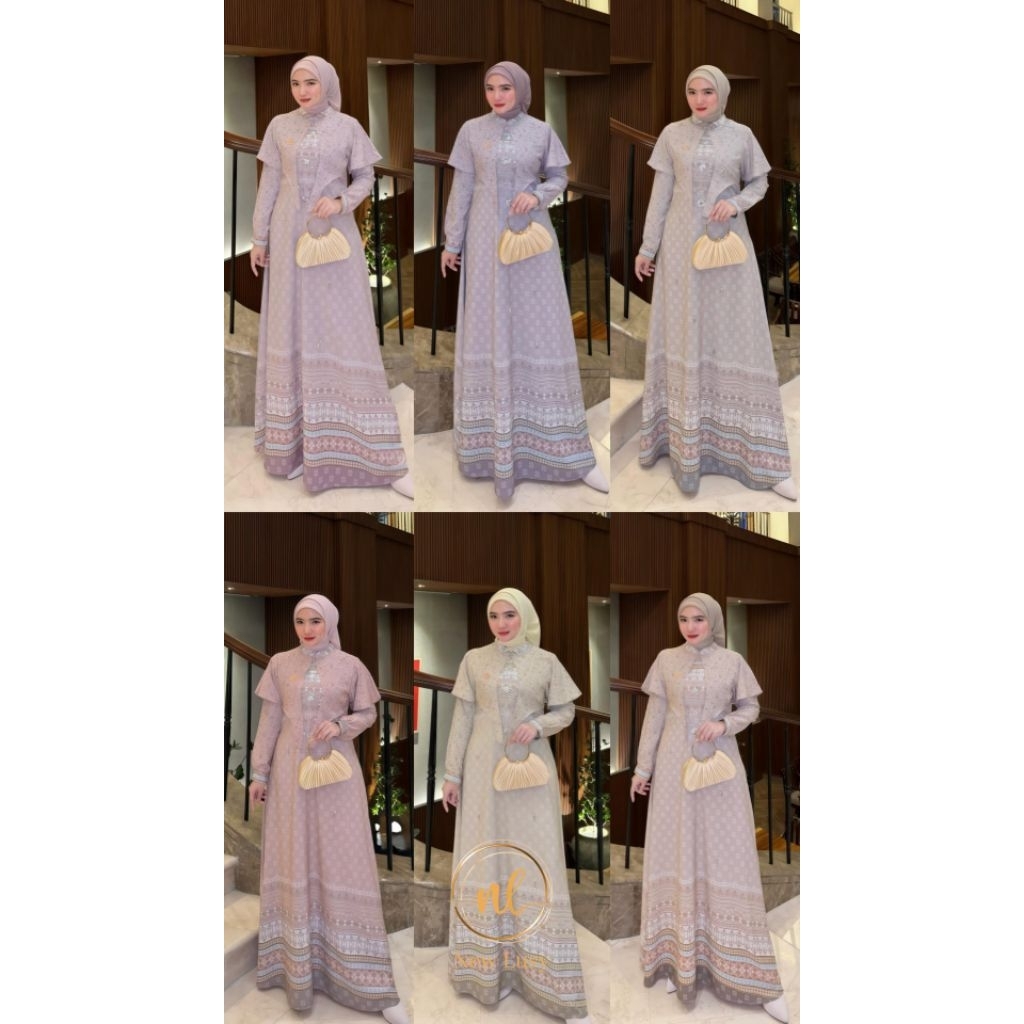 ZOYA DRESS Original Newlusy, GAMIS NEWUSY 2026