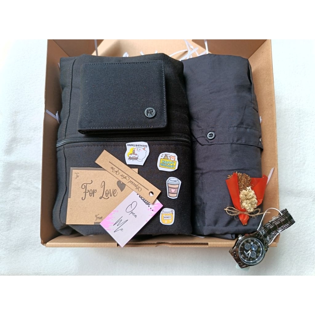 Hampers Hoodie Cowok | Kado Ulang Tahun Cowok, Wisuda, Anniversary, dll