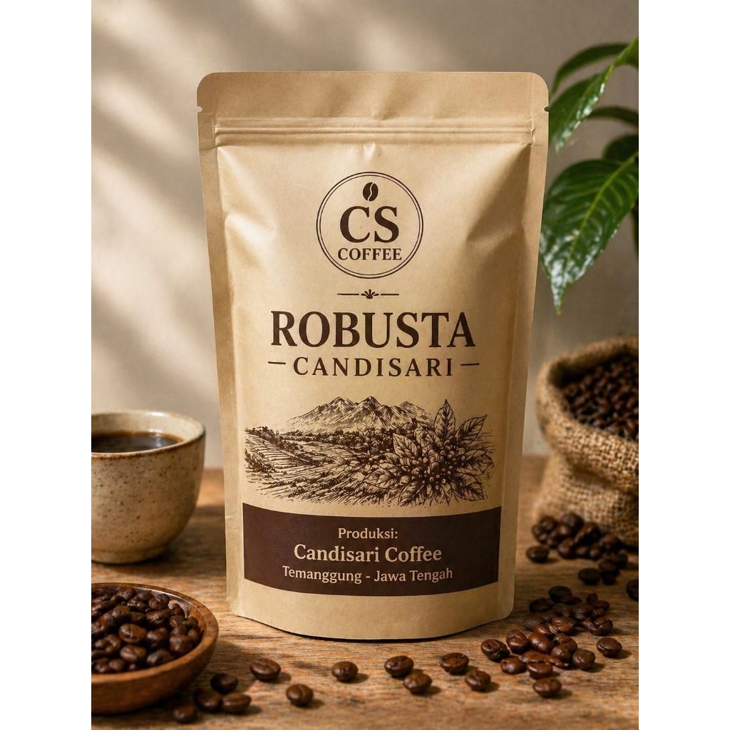 Kopi robusta Temanggung 250g (Giling Halus)