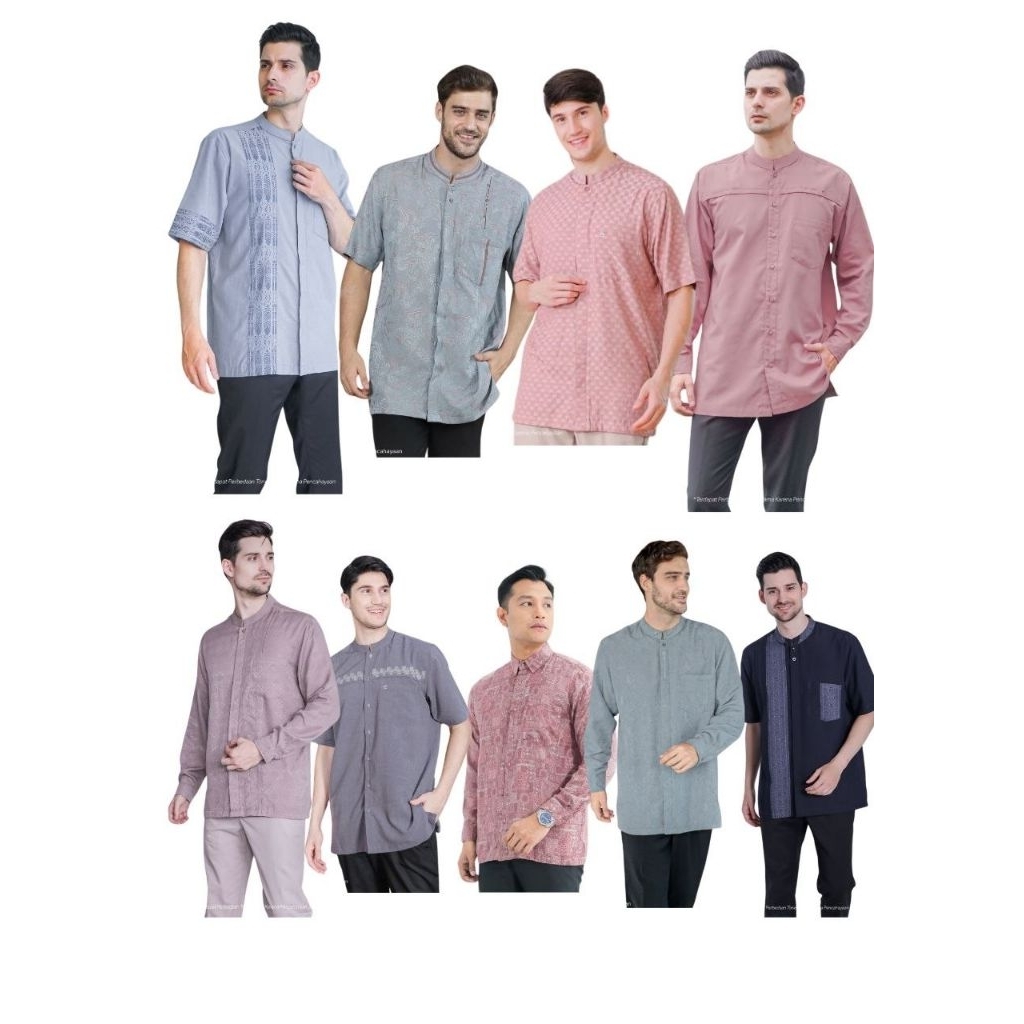 KOKO ETHICA KAHFI/ KOKO DEWASA/ KOKO LENGAN PANJANG/ LENGAN PENDEK/KOKO SARIMBIT/