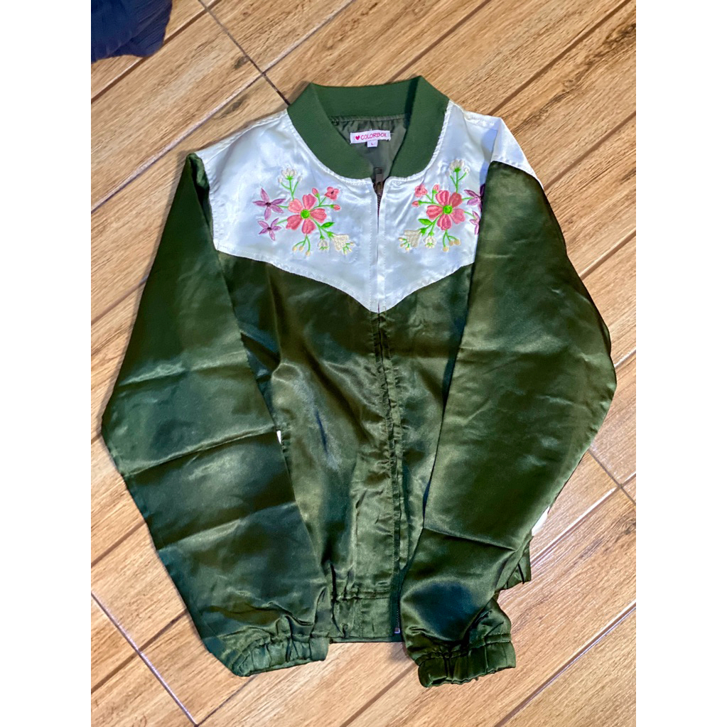 Jaket sukajan bunga colorbox