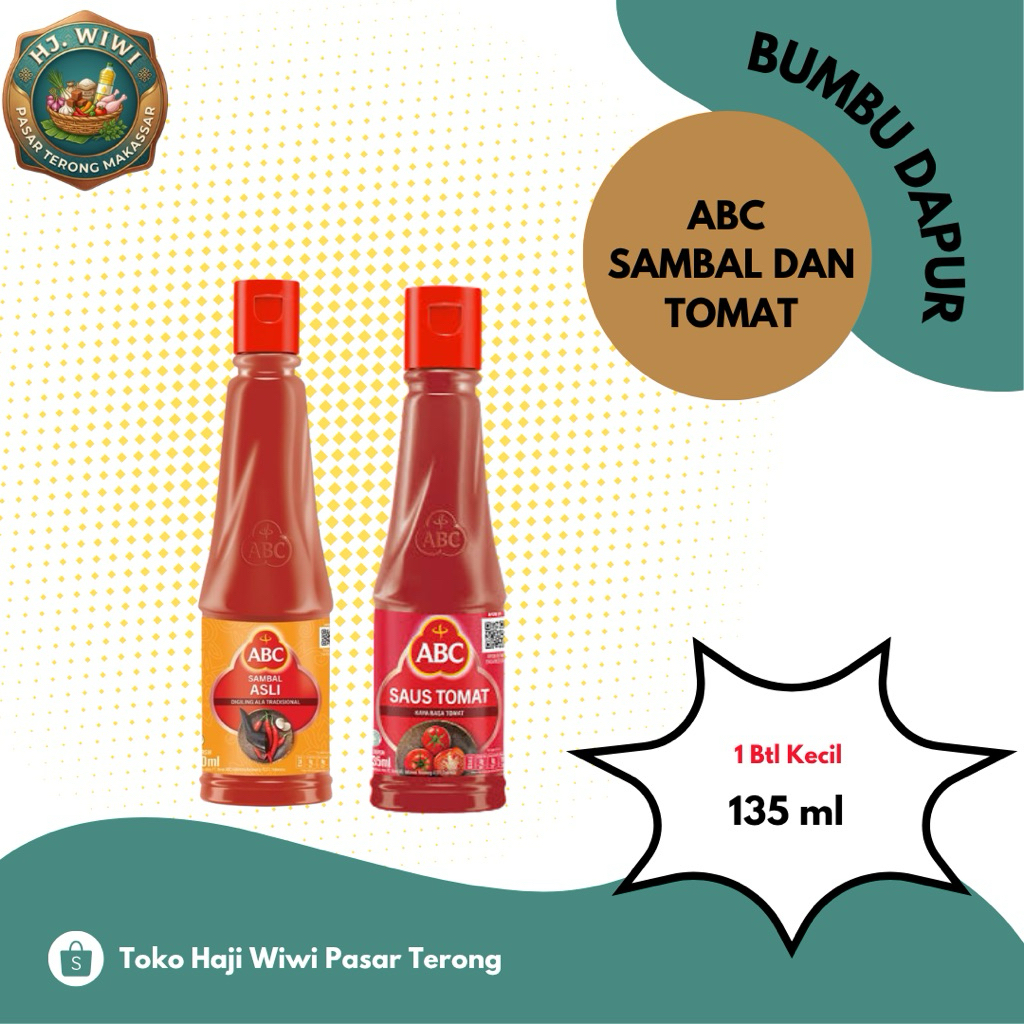 Saos Sambal dan Tomat ABC Botol Kecil