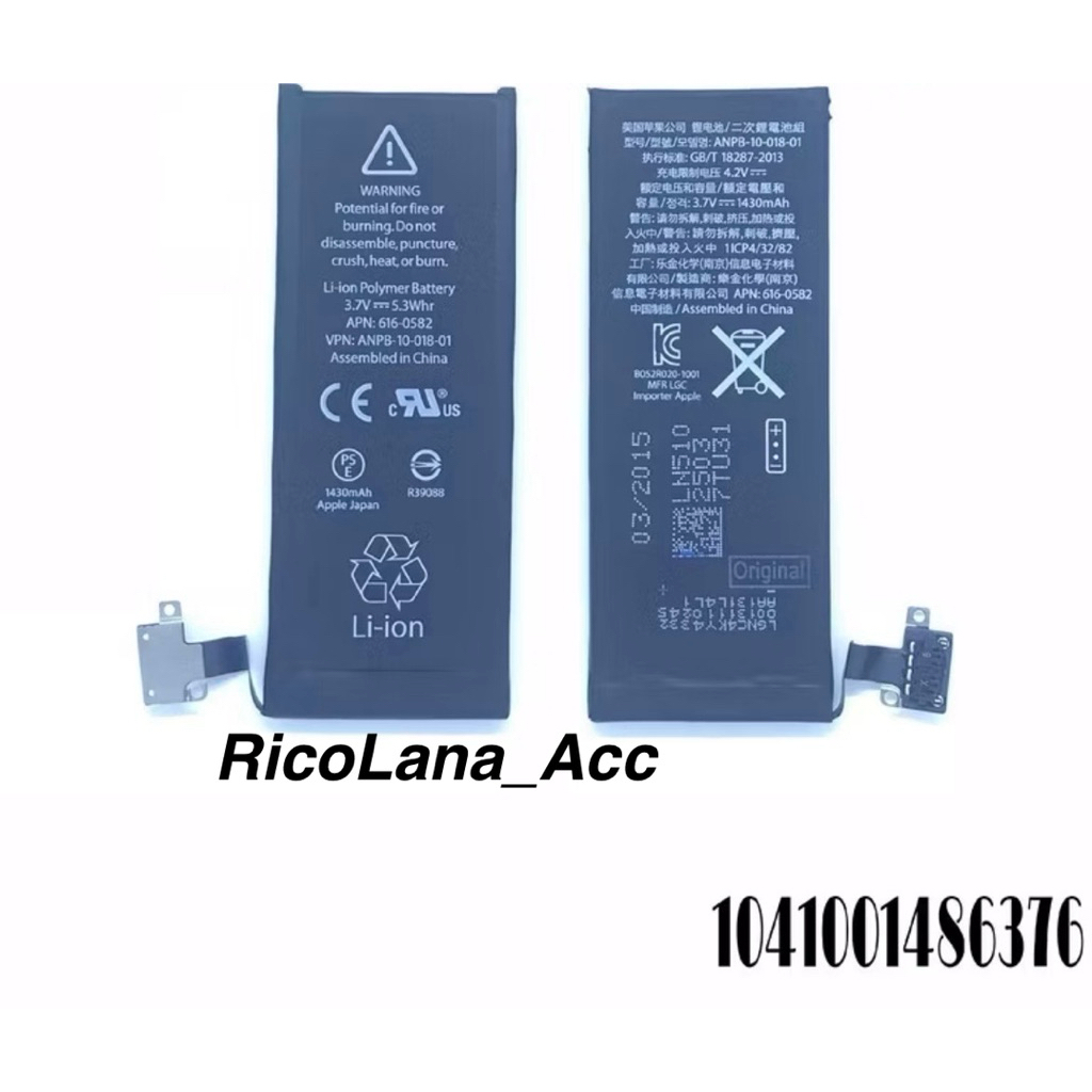 Batre Battery Baterai Iphone 4s 1PH*** 4S/A1387