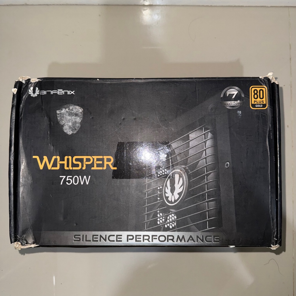BitFenix Whisper Series 750W 80plus gold - Psu BitFenix Whisper 750W gold - BitFenix Whisper Series 