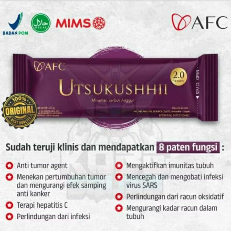 1 Sachet Sop Utsukushhii Gold 100% Originaln ( eceran )