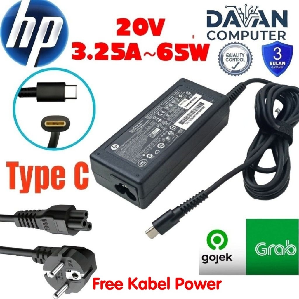 Charger HP Pavilion Aero|| Pavilion x360 & Pavilion 14 Intel Core i5/i7 atau AMD Ryzen 5/7|| Chromeb
