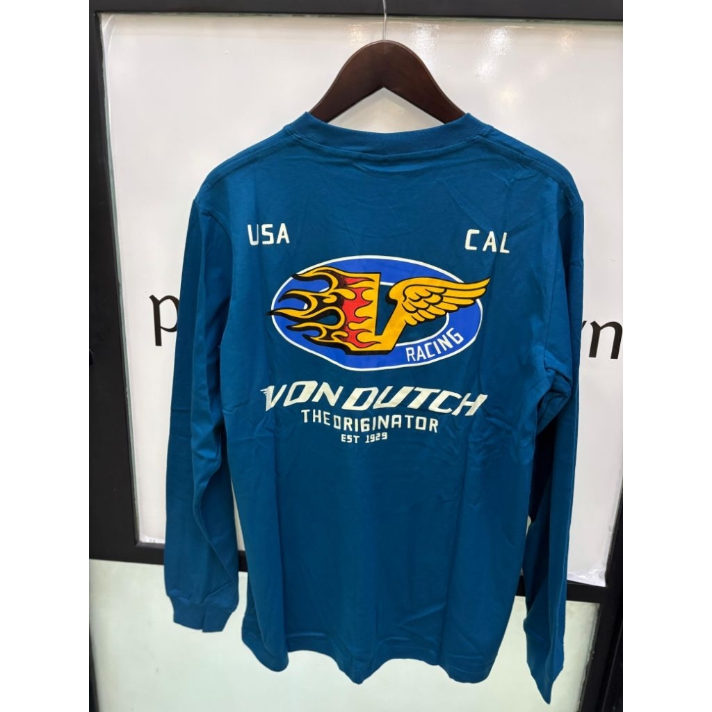VON DUTCH 1771 LS TSHIRT BLUE