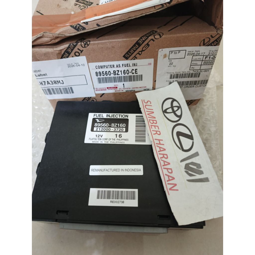 Ecu avanza tipe S  89560-bz160 original gress baru