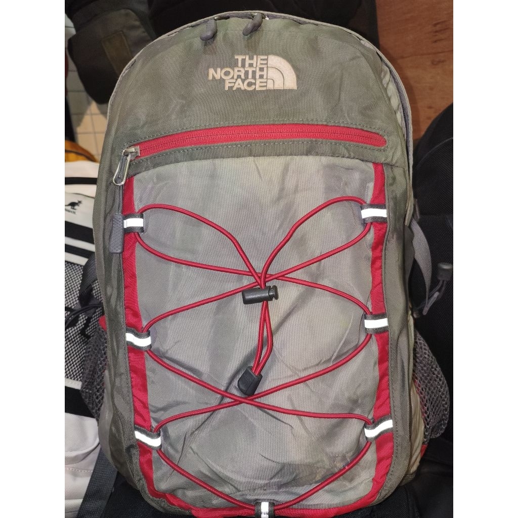 RANSEL THE NORTH FACE BOREALIS HITAM ABU