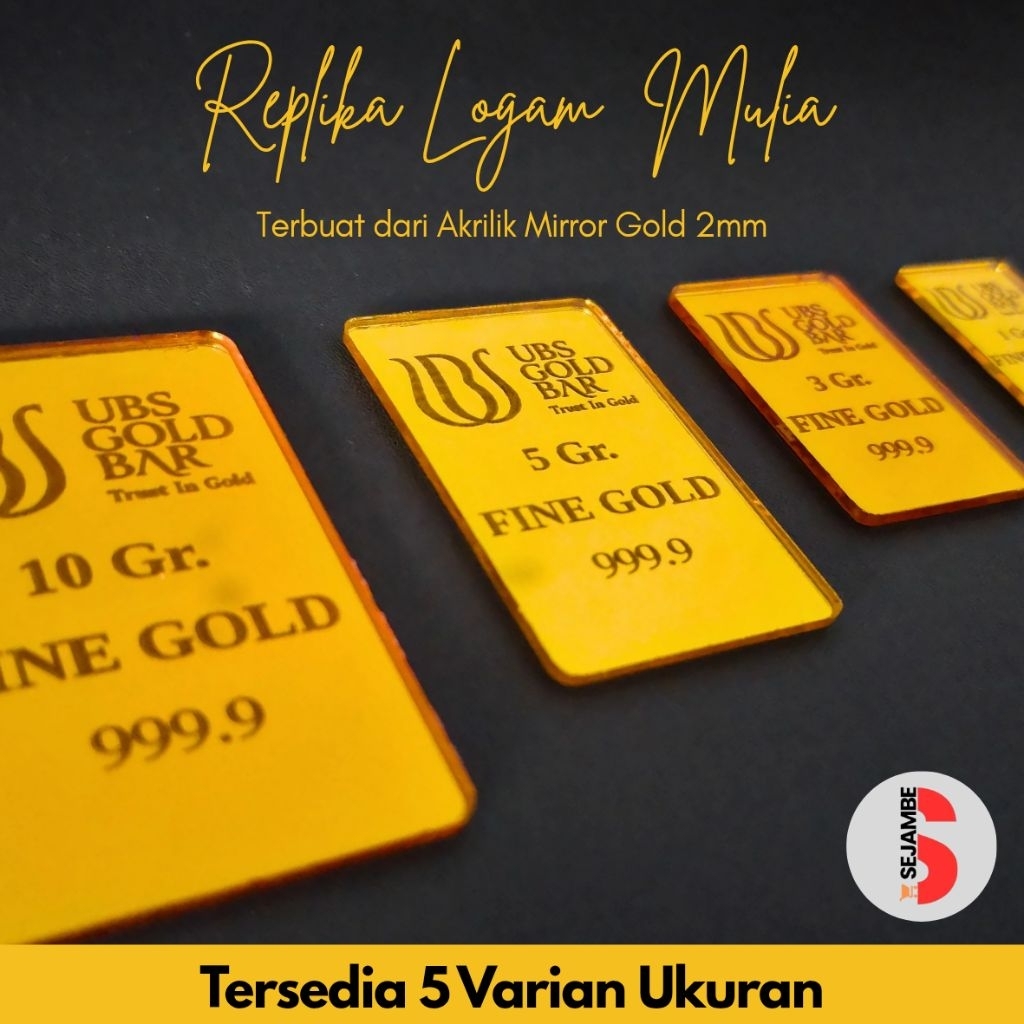 Replika Logam Mulia | Replika Emas | Desain Emas UBS