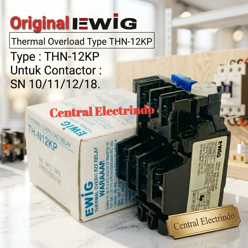 Thermal Overload THN-12KP EWIG Untuk Kontaktor SN-10/11/12/18.