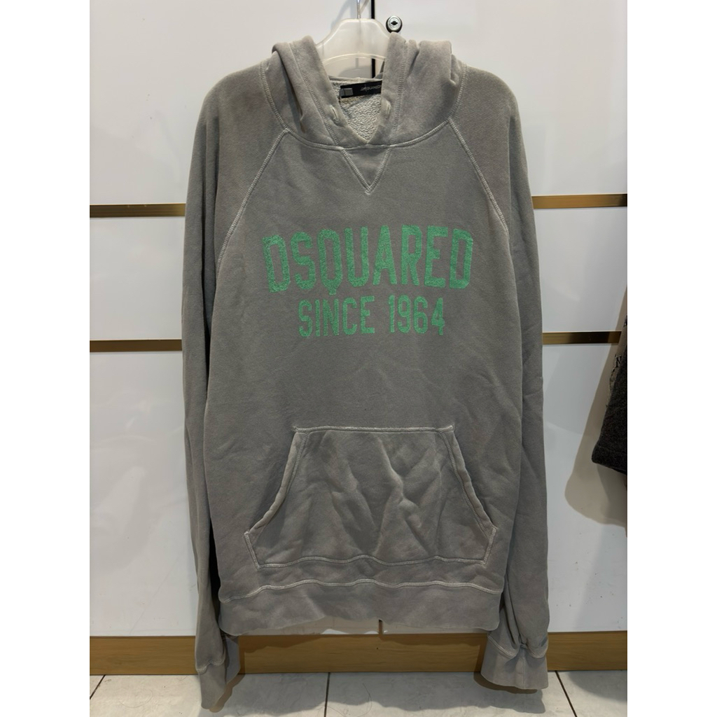Jaket hoodie DSQUARED grey