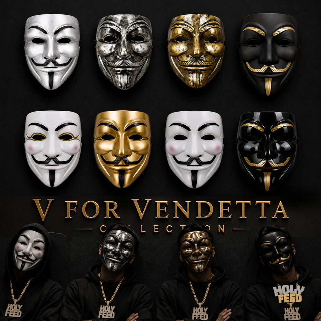 Topeng Anonymous Vendetta Topeng Vendetta ANONYMOUS COSPLAY Halloween Haker Hacker Topeng Hecker