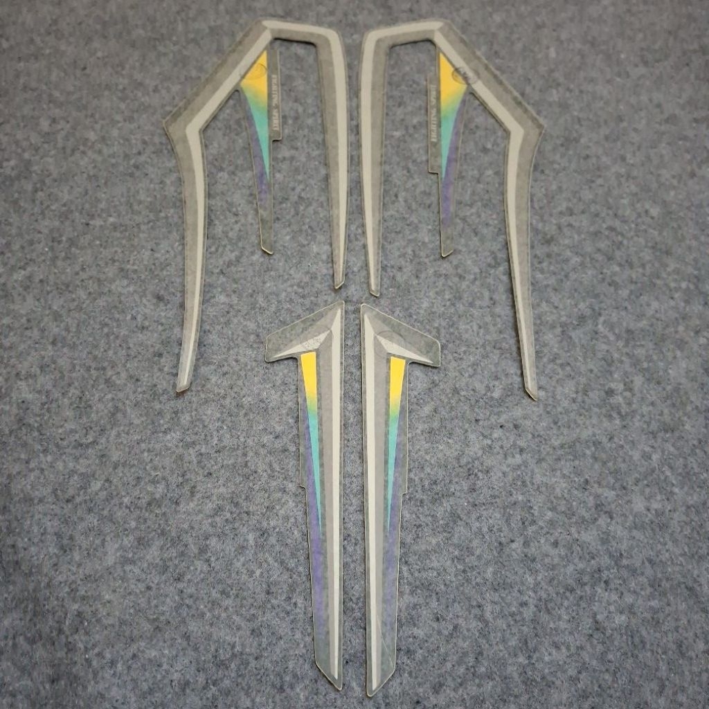 Striping Sticker Stiker Rx King 2001 2002 Yamaha Rx King 2001 2002 Hijau Hitam Asli Original