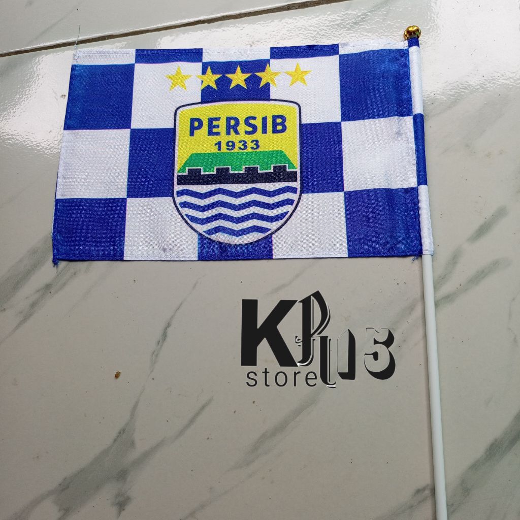 bendera kecil Persib bendera tangan persib
