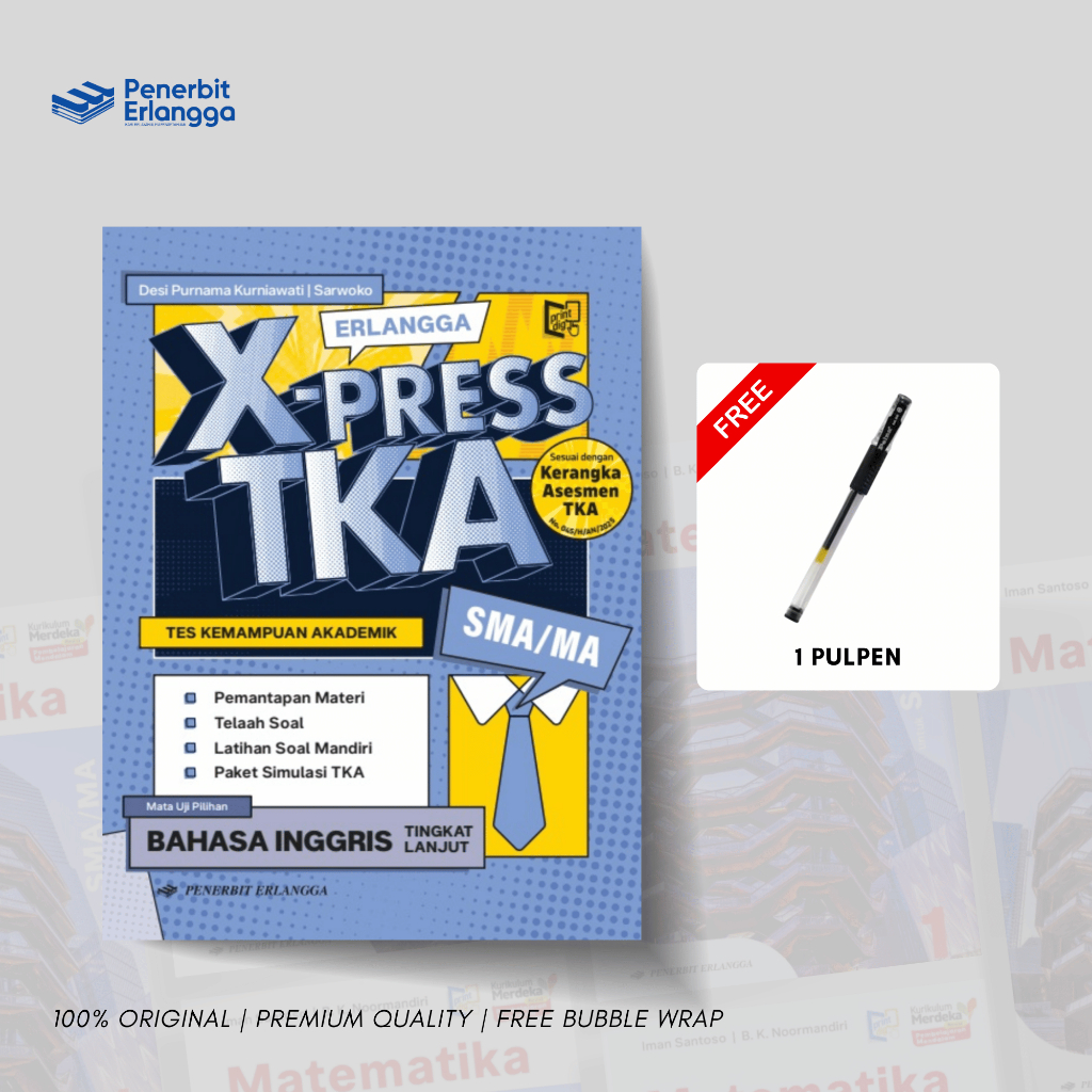 ERLANGGA - BUKU ERLANGGA XPRESS TKA BAHASA INGGRIS TK. LANJUT UNTUK SMA/MA